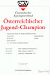 Urkunde - Alinghi - Österreichischer Junior Champion