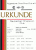 Urkunde - Ronja - Deutscher Champion Club