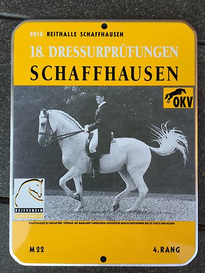 News - Pferde - 2016 - Dressurprüfungen in Schaffhausen